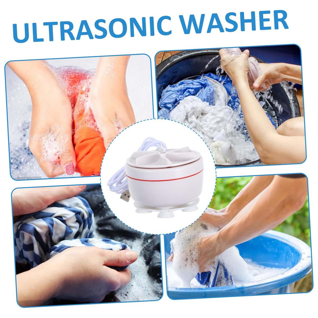 6152a Mini Washing Machine Turbine Washing Machine Door Hinge  Lightweight Turbo Washer With Usb Cable For Home Camping College Rooms Use